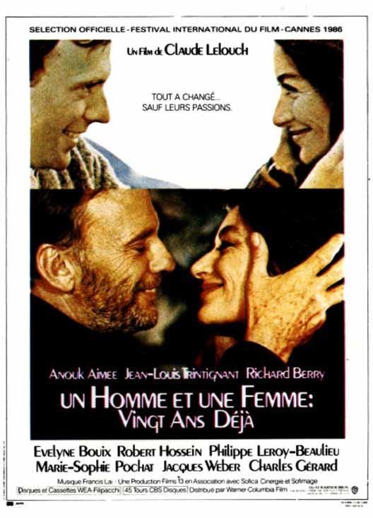 UN HOMME ET UNE FEMME: VINGT ANS DEJA